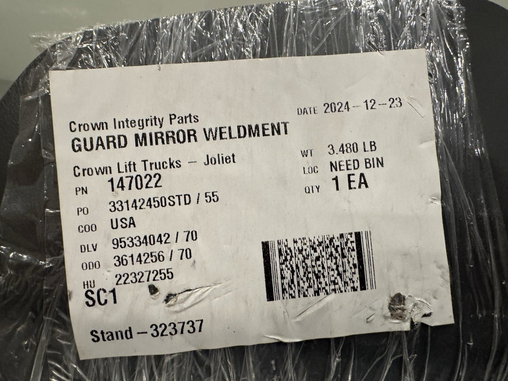 Crown 147022 Guard Mirror Weldment CR146736 NEW! FREE SHIPPING!