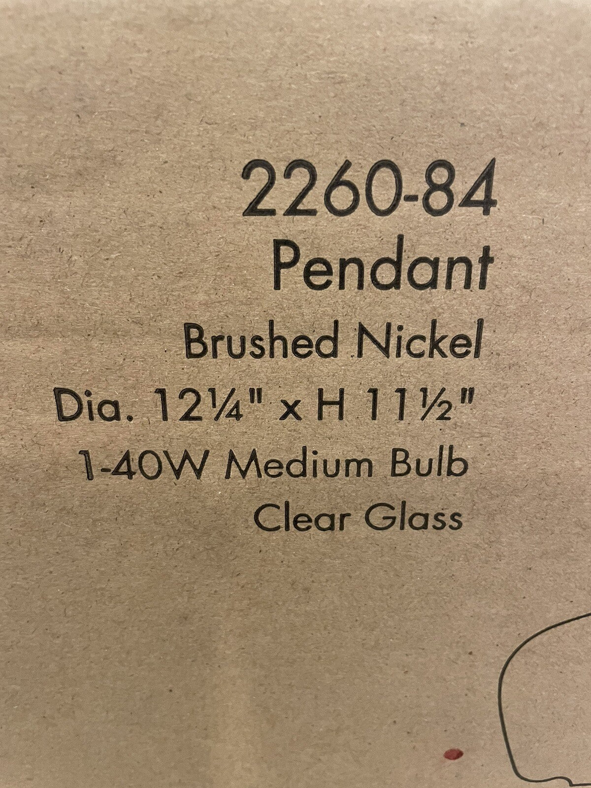 Minka-Lavery 2260-84 Pendant Light NEW IN BOX! FREE SHIPPING!