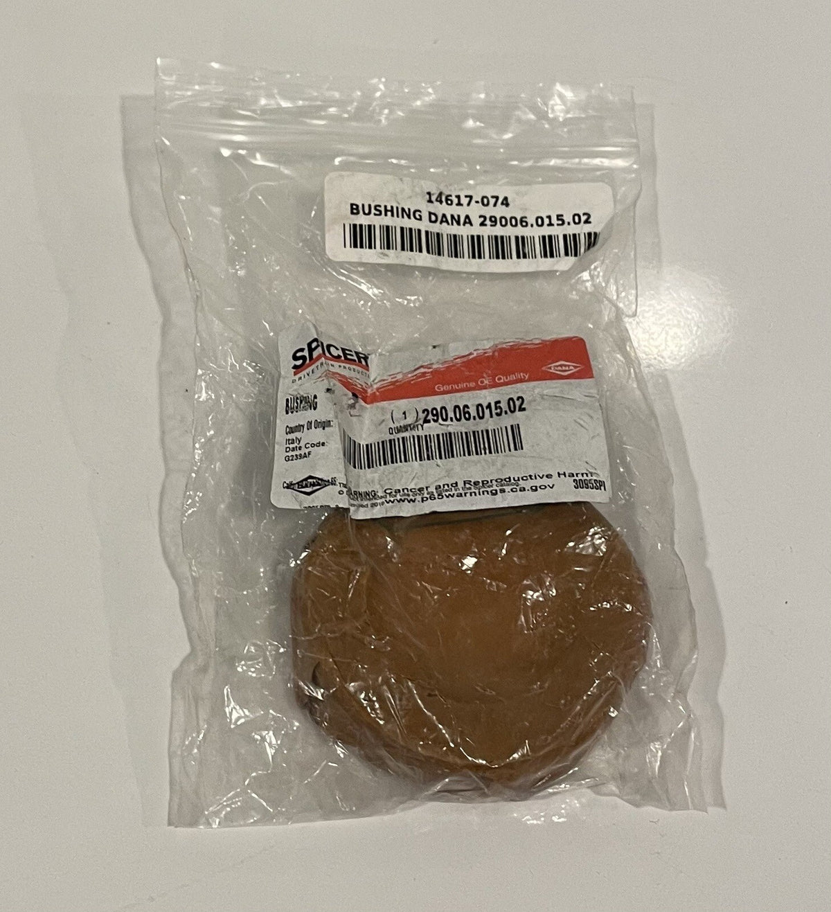 Spicer 290.06.015.02 Dana Bushing NEW! FREE SHIPPING!