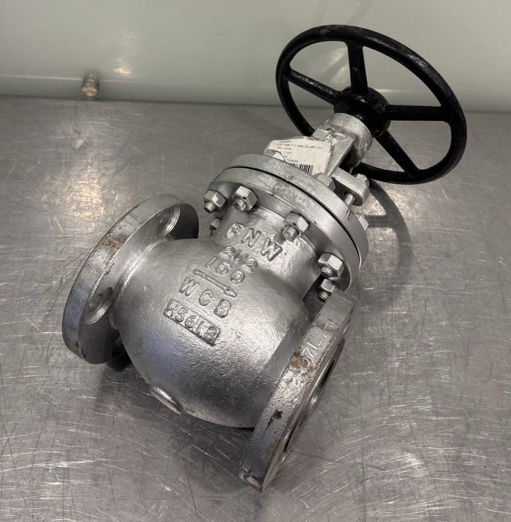 FNW 561L 2.5" Flanged Globe Valve Carbon Steel 2-1/2” NEW! FREE SHIPPING!
