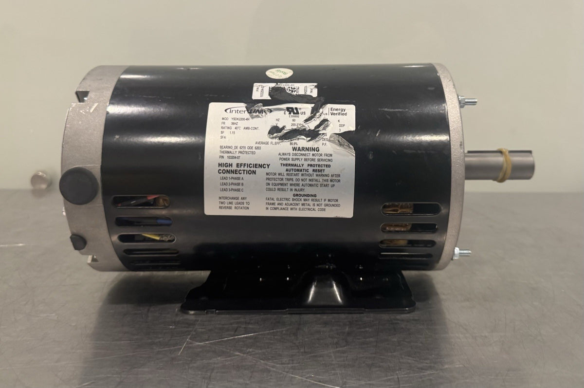 Interlink YSDK2200-4H Blower Motor 3HP 200-230V 103204-07 NEW! FREE SHIPPING!