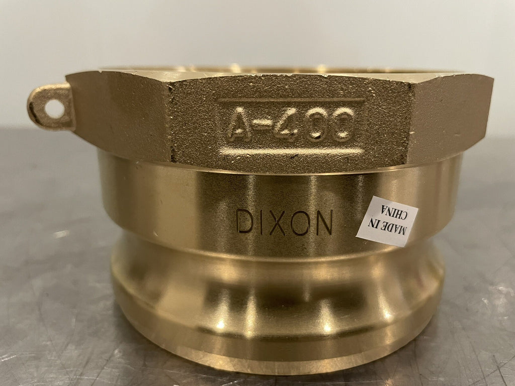 Dixon A-400 Cam & Groove Coupling Adapter Brass NEW! FREE SHIPPING!