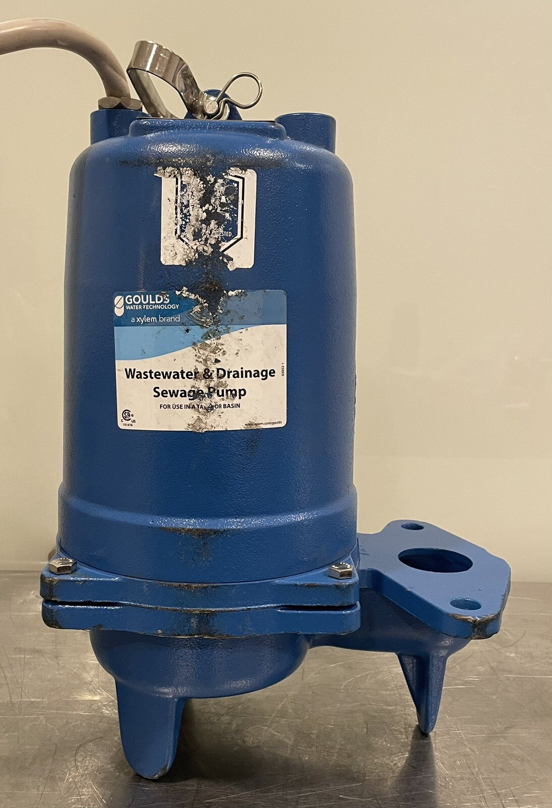 Goulds WS2034BHF Wastewater Sewage Pump 2HP 3PH 3450 RPM 460V 5.8A NEW!