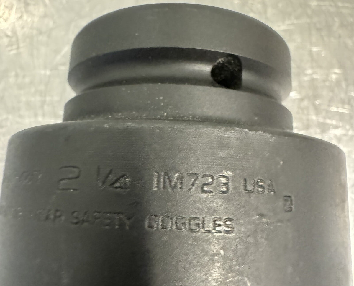 Snap-On IM723 Impact Socket 2-1/4” 6 Point 1” Drive SAE Flank NEW! FREE SHIPPING