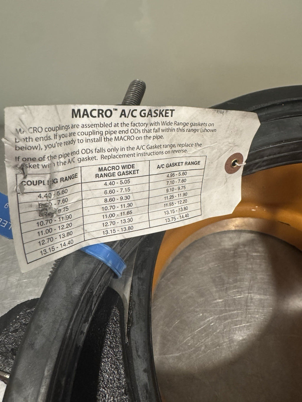 Romac Macro 10 Flanged Coupling Adaptor Restraint NEW! FREE SHIPPING!