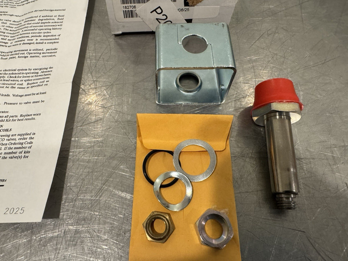 Asco P200499 Solenoid Valve Rebuild Kit 182706 P200498 NEW IN BOX! FREE SHIPPING