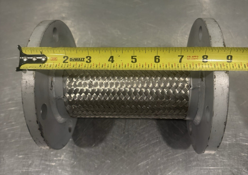 Flex Coupling Flanged Pump Connector 4 Bolt SS Braid NEW! FREE SHIPPING!