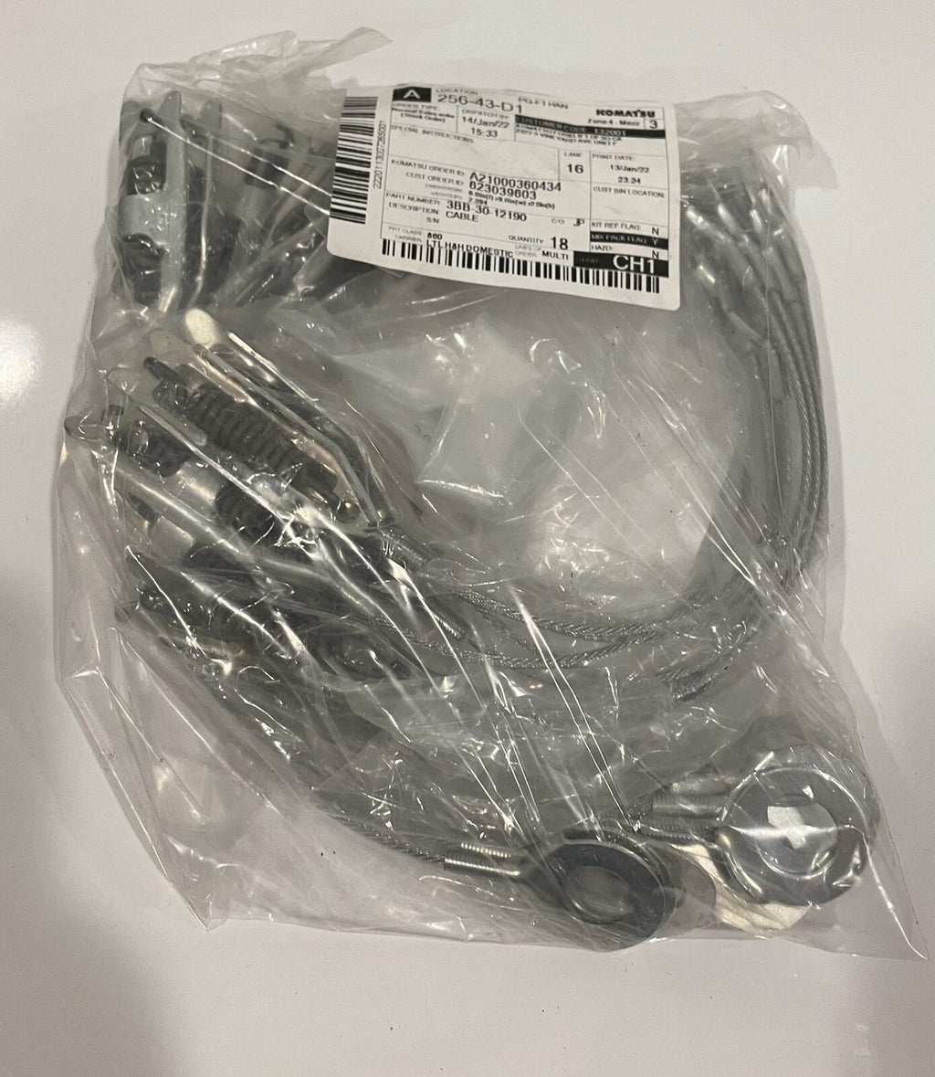 Komatsu 3BB-30-12190 Adjuster Brake Cable Forklift Allison Chalmers NEW!