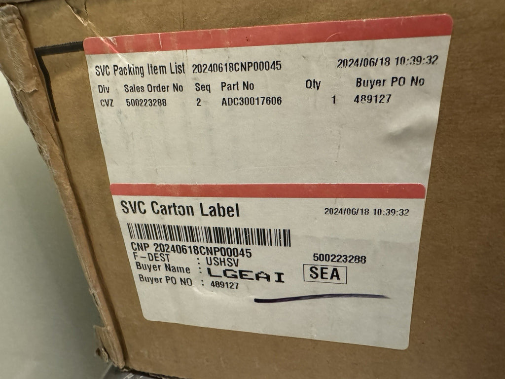 LG ADC30017606 Microwave Door Assembly Full NEW IN BOX! DENT! FREE SHIPPING!