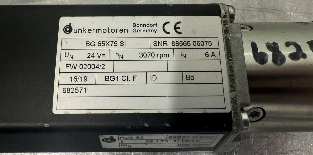 Dunkermotoren BG 65X75 SI Brushless DC Motor NEW! FREE SHIPPING!