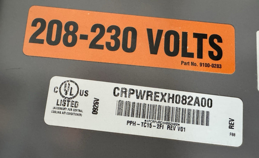 CRPWREXH082A00 Carrier Horizontal Power Exhaust 208/230V 15 Ton NEW! SHIPS FREE!