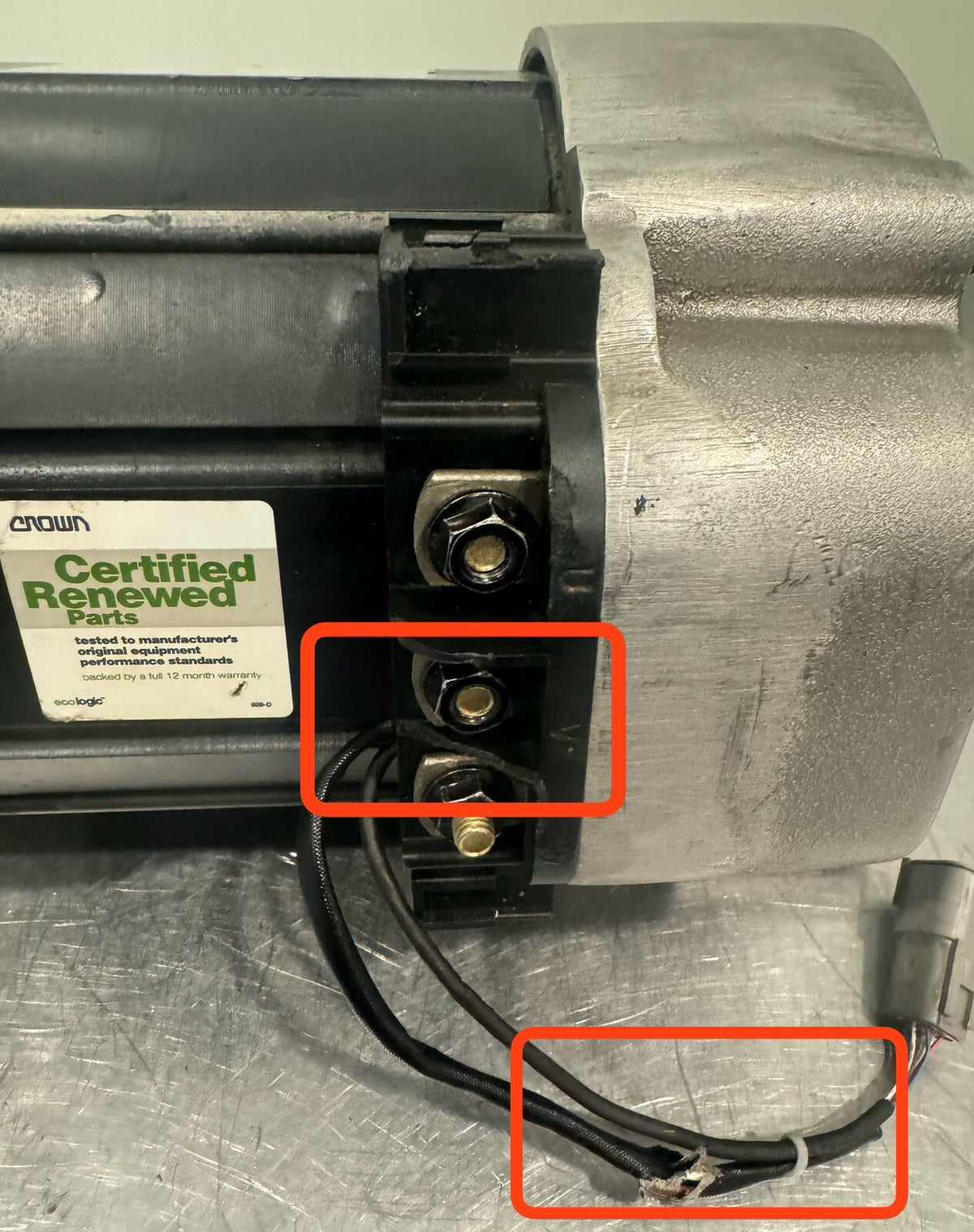 Crown 021413-00R Forklift Motor 36/48V DC A7AB12 NEW! FREE SHIPPING!