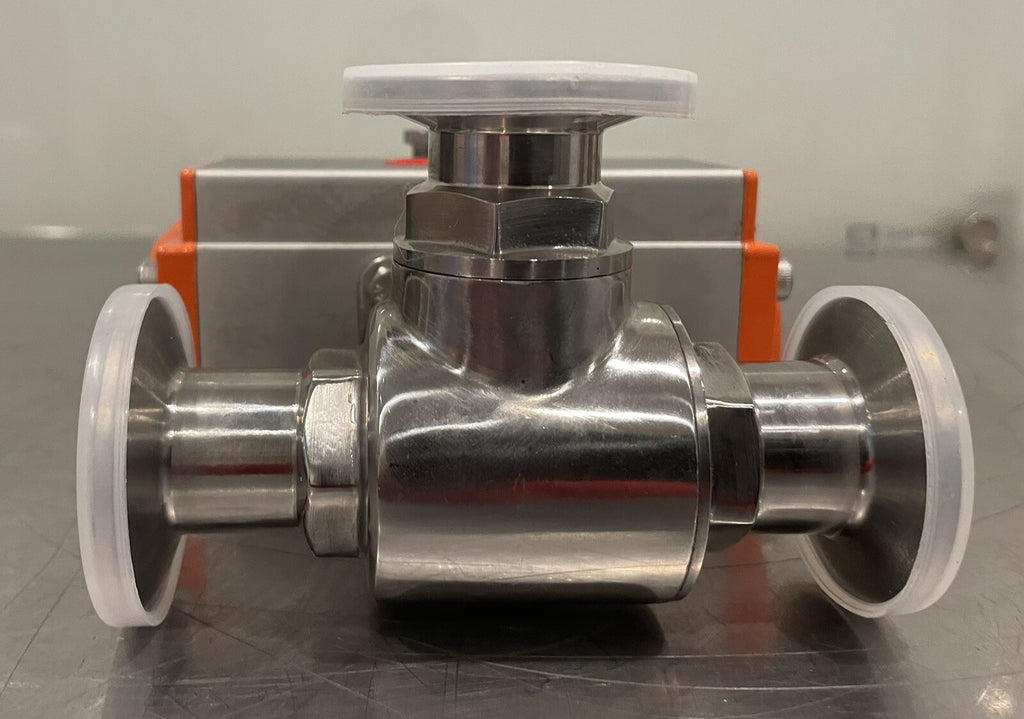 200-BI-TWYJ-257 Pneumatic Actuated Ball Valve 304 SS NEW IN BOX! FREE SHIPPING!