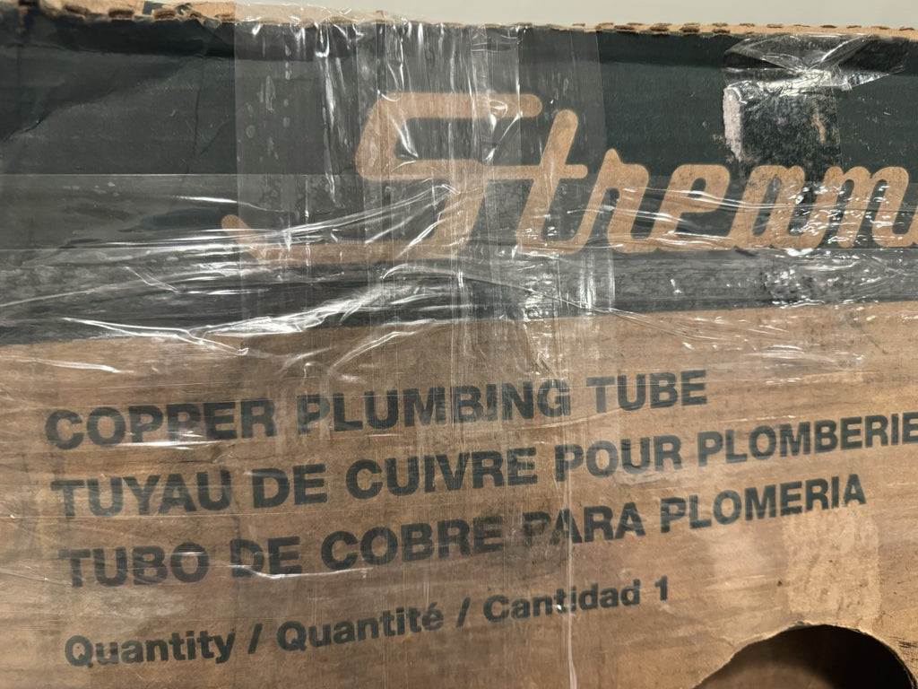 Mueller KS-03100 Streamline 3/8” Copper Soft Coil Tubing Type K 100’ NEW! DENTS!