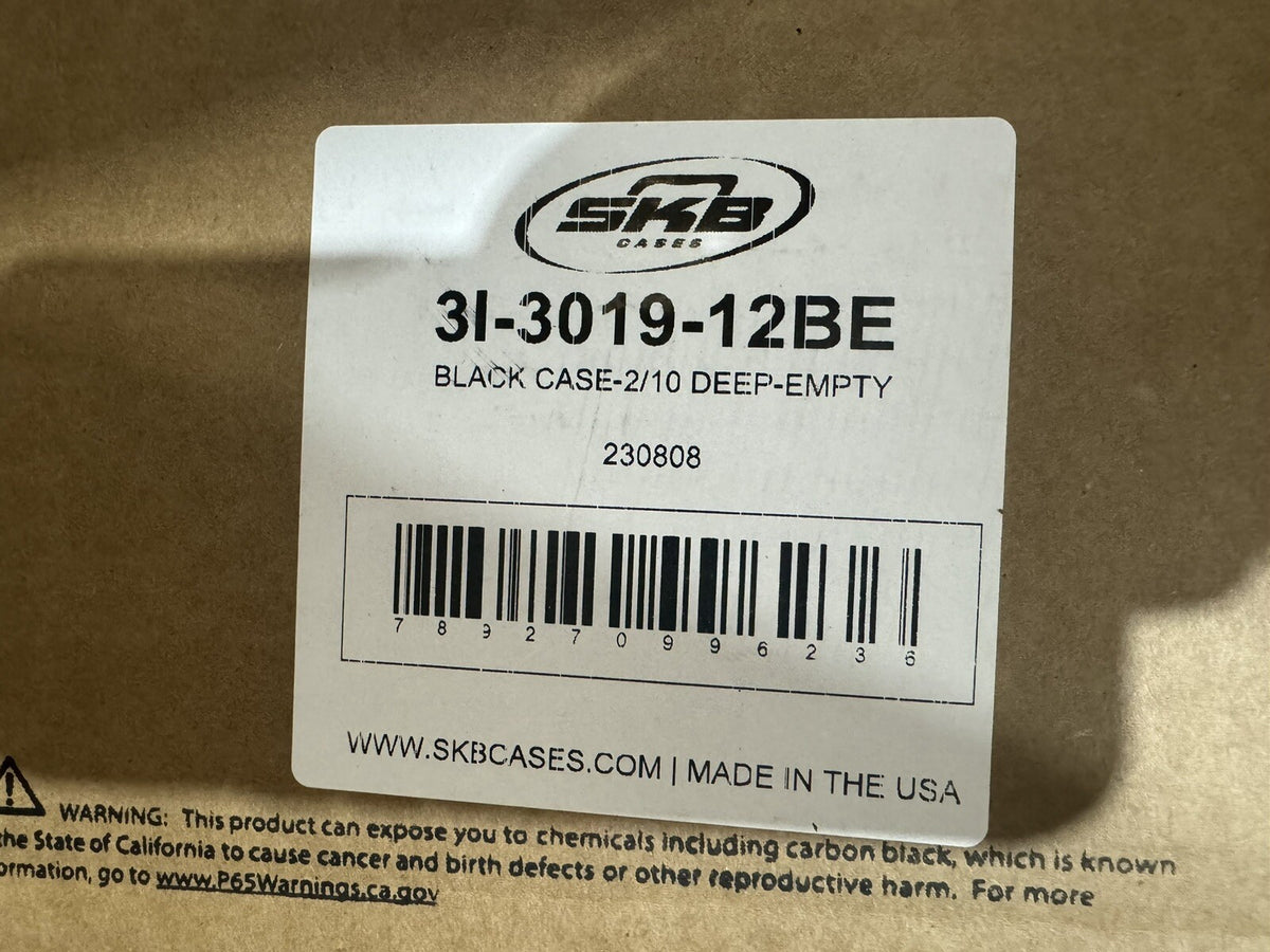 SKB 3I-3019-12BE iSeries Case Waterproof Utility Box 2/10 Deep NEW! SHIPS FREE!