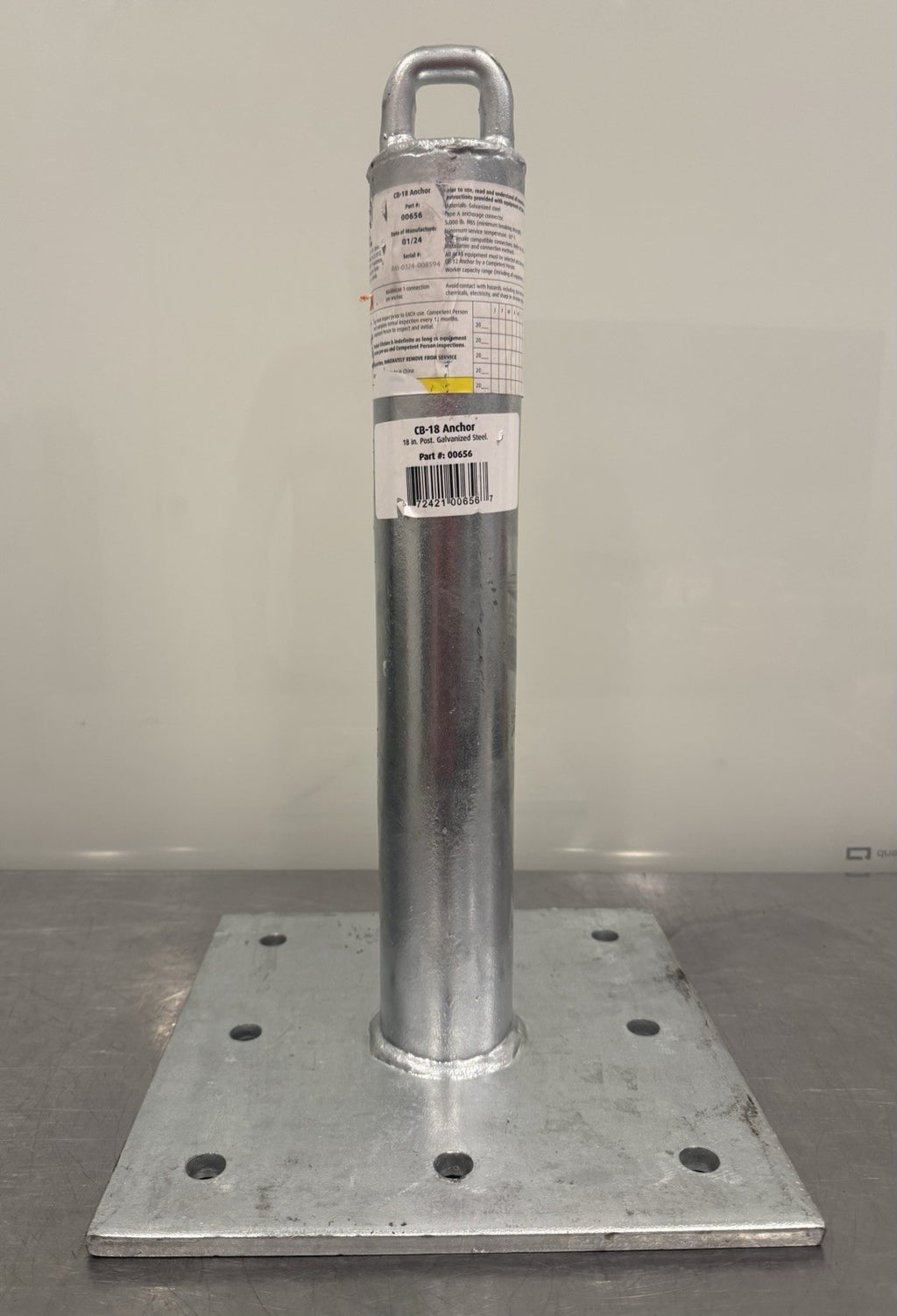 Guardian 00656 Anchor Post CB-18 Galvanized 18” NEW! FREE SHIPPING!