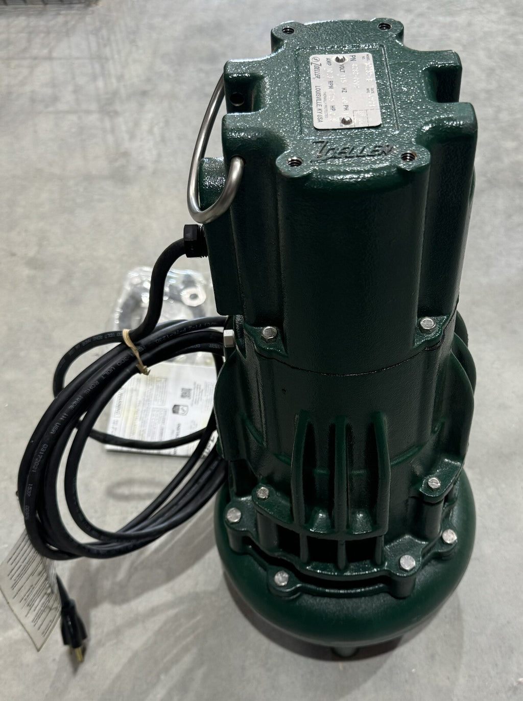 Zoeller 4282-0002 Sewage Pump Waste-Mate 115V 0.5HP N4282-B NEW! FREE SHIPPING!