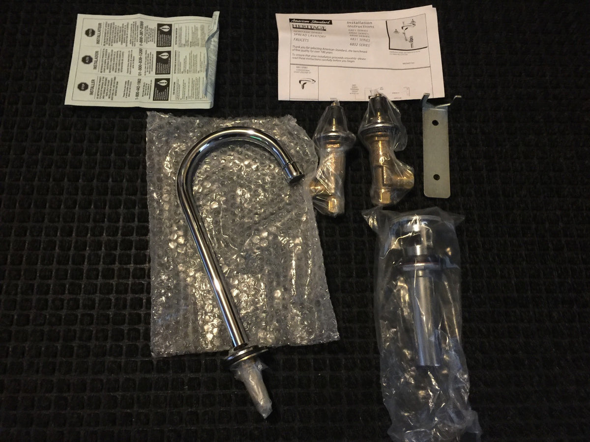 American Standard Heritage Gooseneck Widespread Chrome Faucet 6832000.002