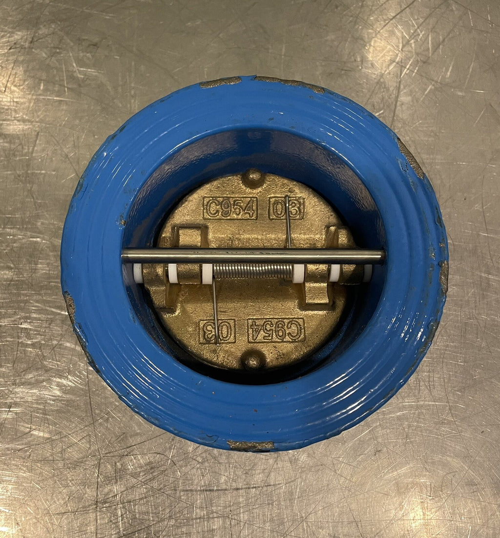 Wafer Check Valve 3” Blue 200 WOG NEW! FREE SHIPPING!
