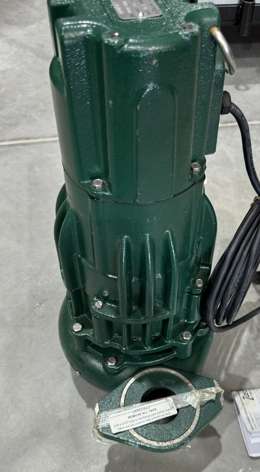 Zoeller 4282-0002 Sewage Pump Waste-Mate 115V 0.5HP N4282-B NEW! FREE SHIPPING!