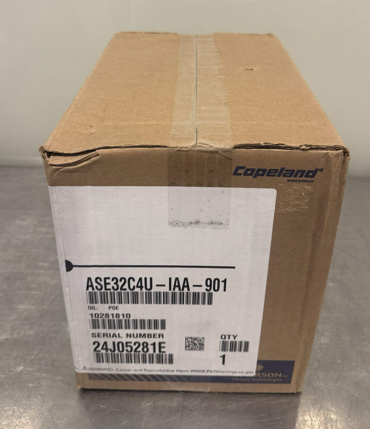 Copeland ASE32C4U-IAA-901 Hermetic Compressor 115V 1PH NEW IN BOX! FREE SHIPPING