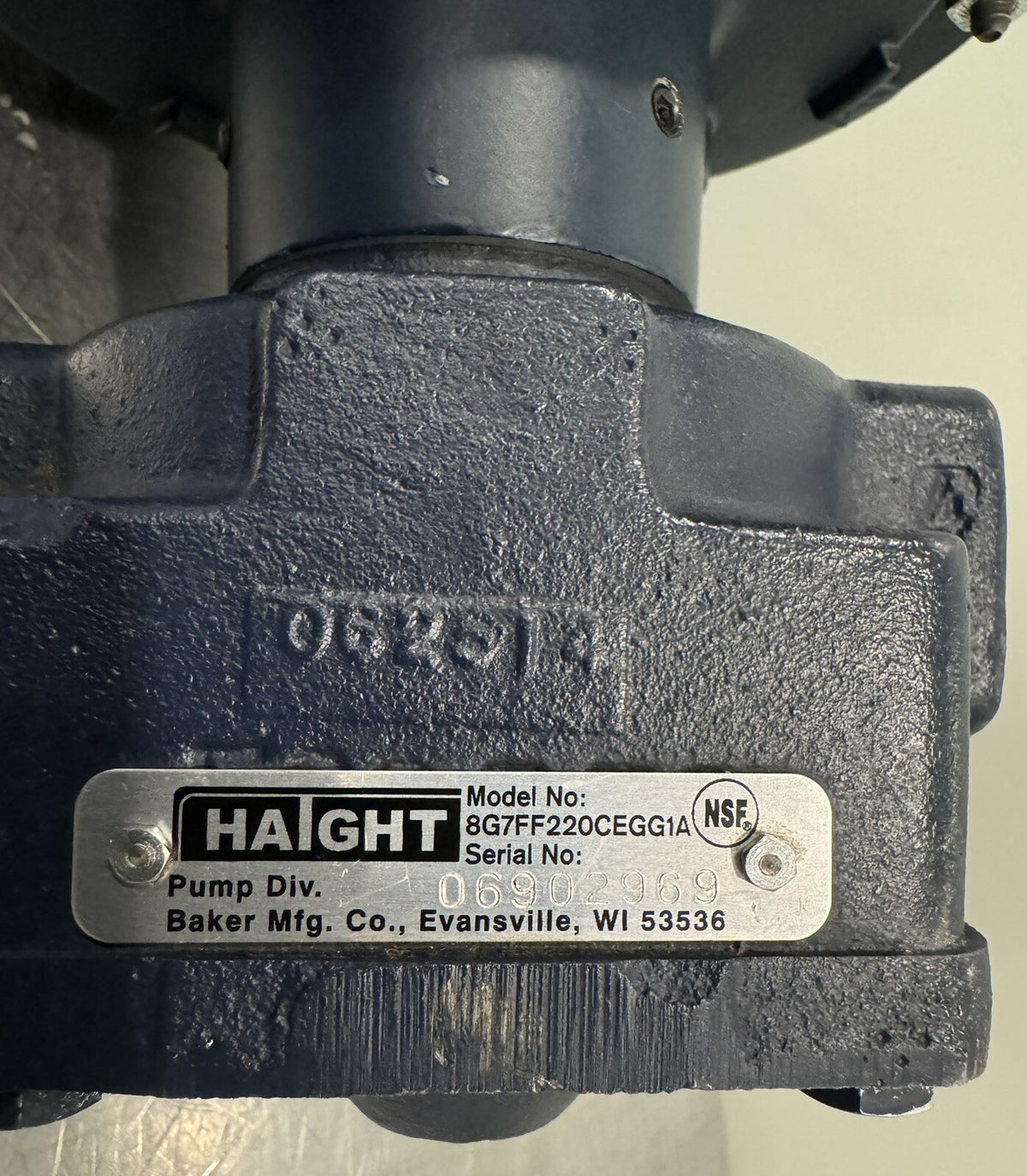 Haight 102511.00 Pump & Motor For Pitco Fryer M4S17DH18C NEW! FREE SHIPPING!