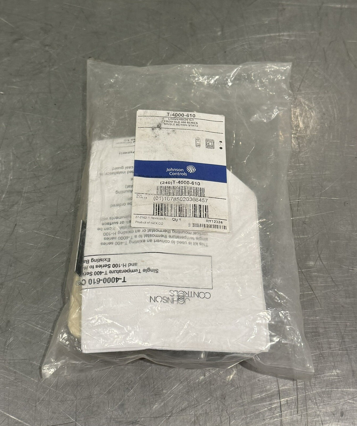 Johnson Controls T-4000-610 Thermostat Conversion Kit NEW! FREE SHIPPING!
