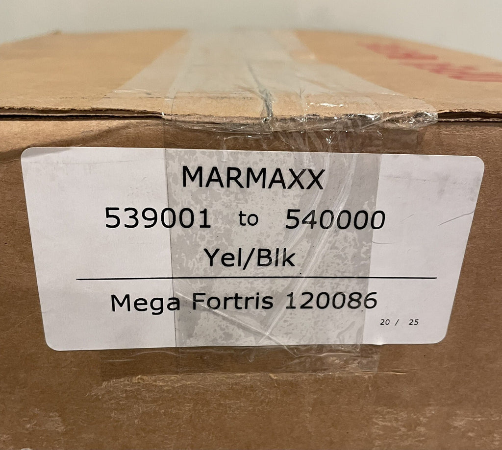 Marmaxx Mega Fortris 120086 Tamper Seal Yellow & Black Security 1000Pack NEW!