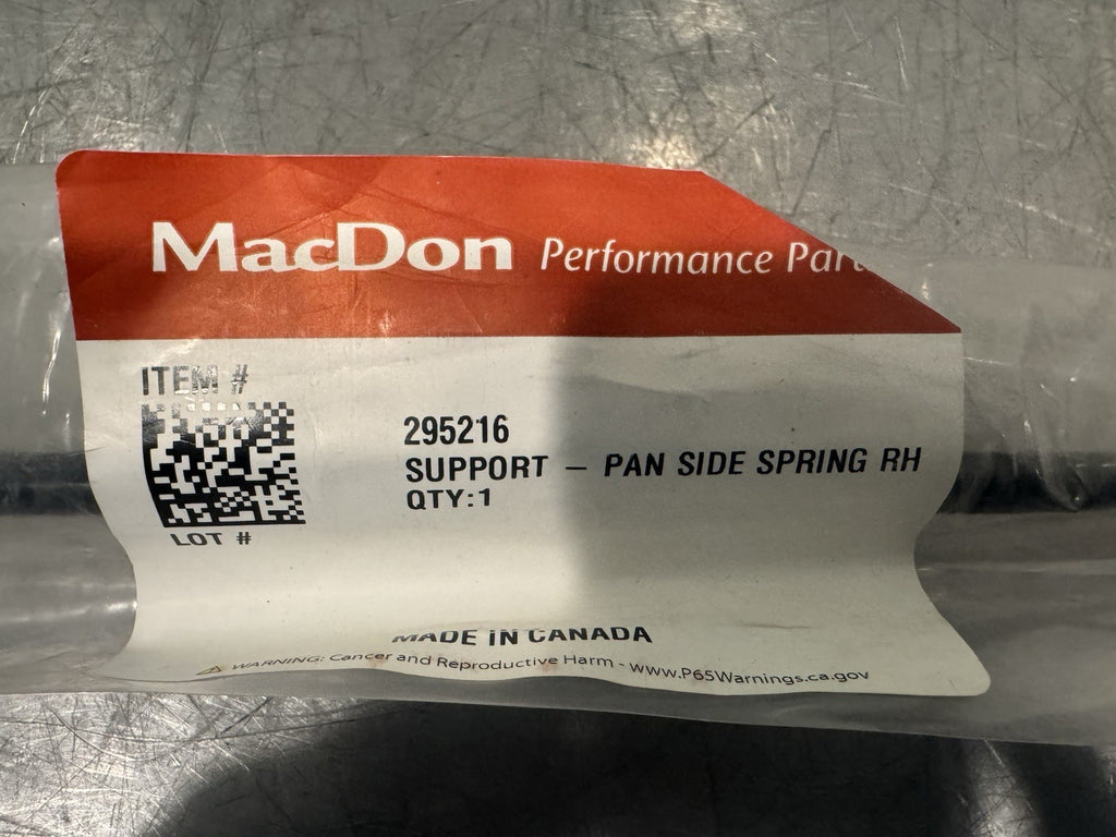 MacDon 295216 Support Pan Side Spring RH Genuine NEW! FREE SHIPPING!
