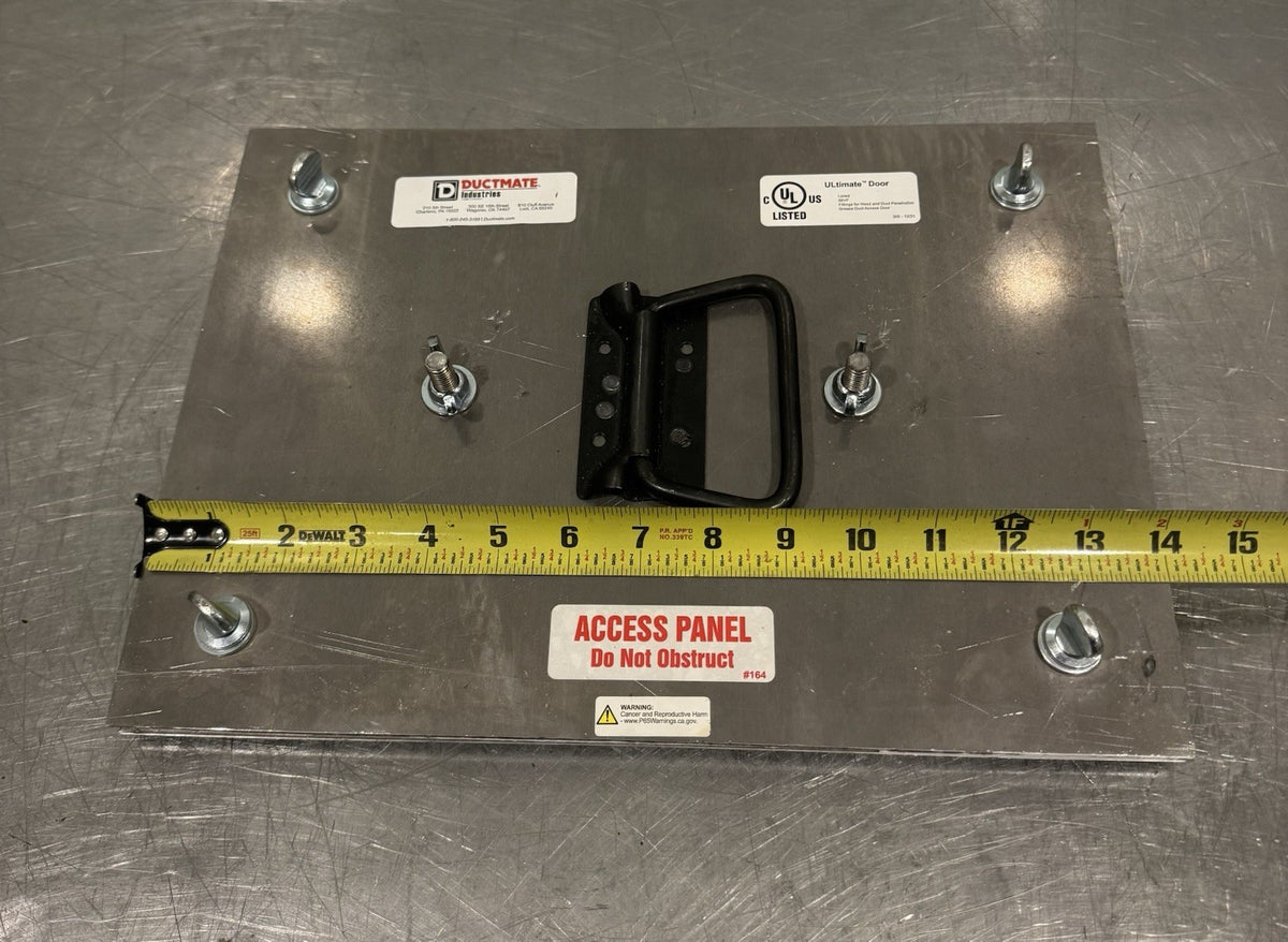 Ductmate ULtimate Door 14” x 10” Access Door High Temp Air Ducts Grease NEW!