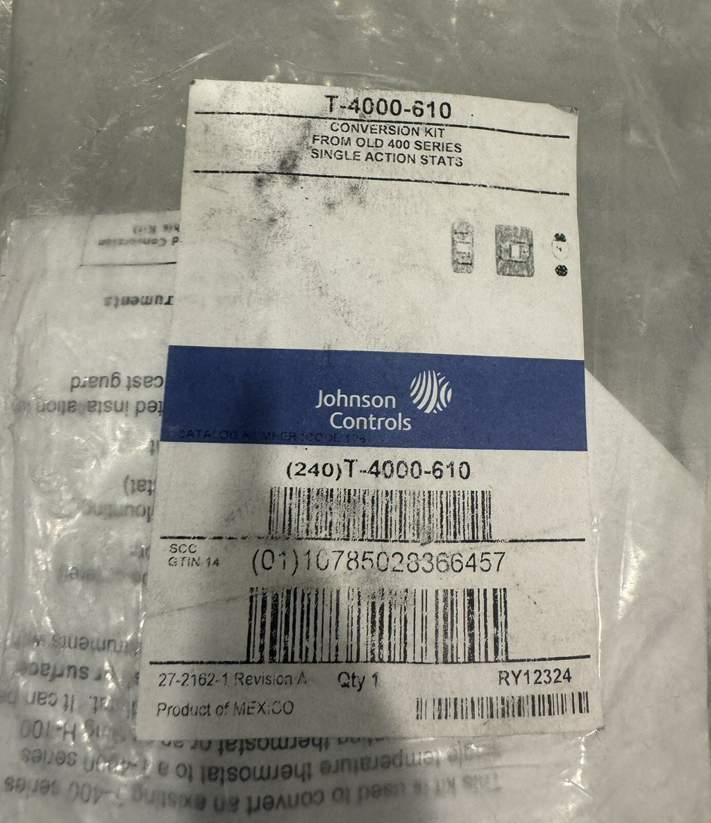 Johnson Controls T-4000-610 Thermostat Conversion Kit NEW! FREE SHIPPING!