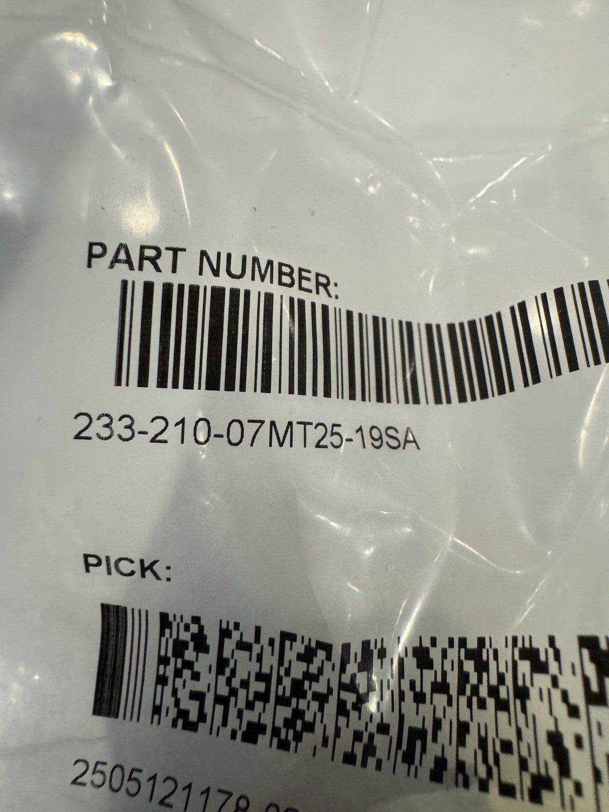 Glenair 233-210-07MT25-19SA MIL Spec Connector Circular NEW! FREE SHIPPING!