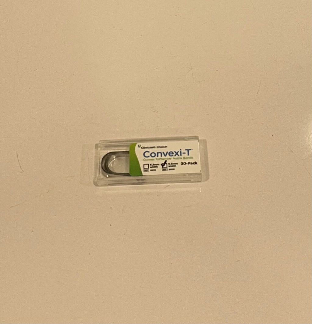 Clinicians Choice 206106 Convexi-T Convex Tofflemire Matrix Bands 5.5mm 30 PACK