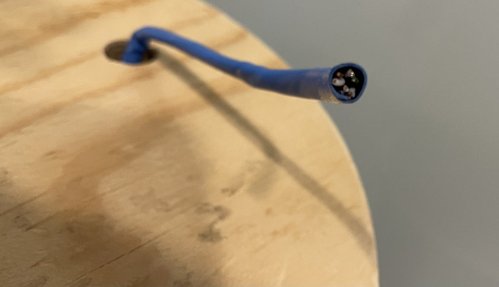 TFC2070 Wire 24 AWG 4-Pair Solid Conductor Blue NEW! FREE SHIPPING!