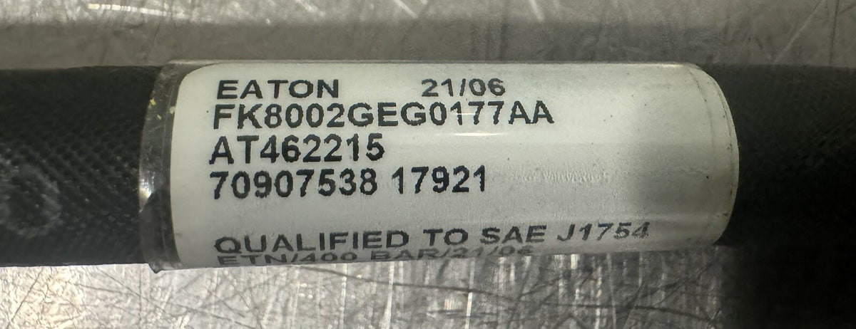 Eaton AT462215 Hydraulic Hose Line FK8002GEG0177AA NEW! FREE SHIPPING!