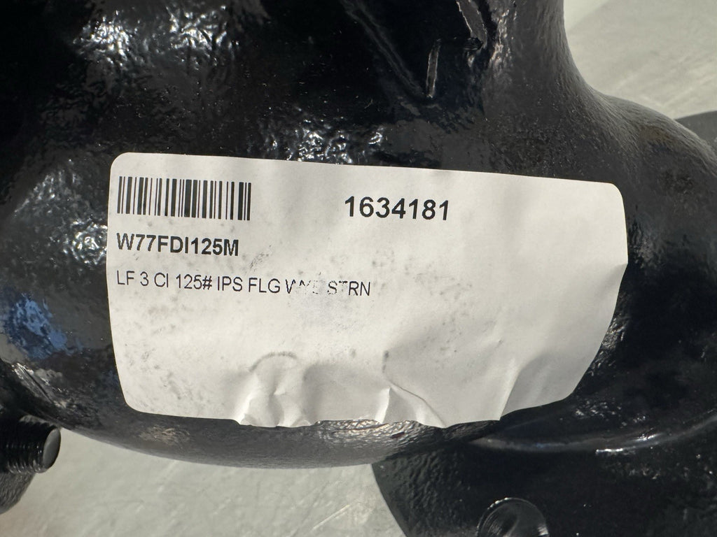 Watts W77FDI125M Cast Iron 3” Wye Strainer Flanged NEW! FREE SHIPPING!