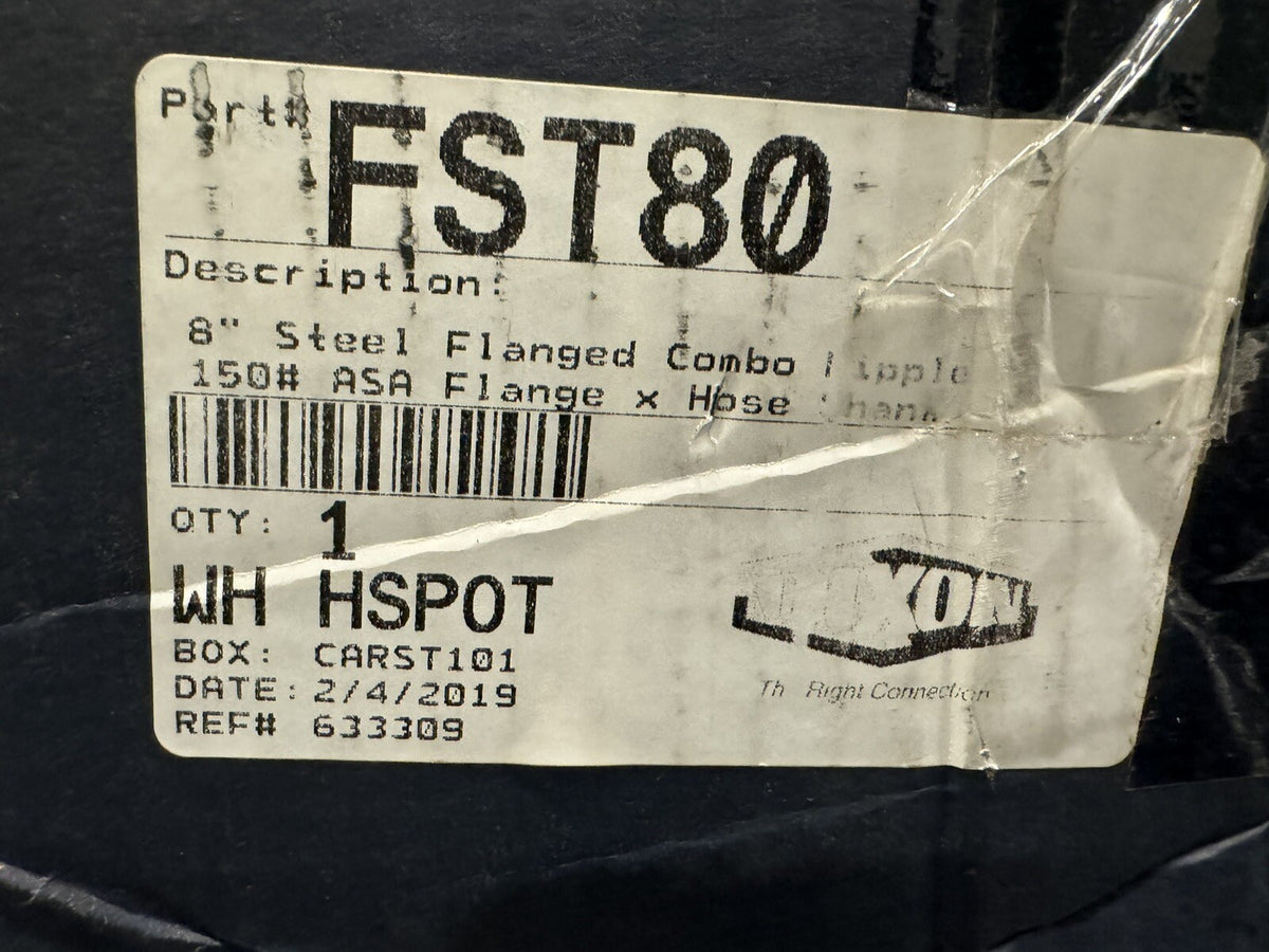 Dixon FST80 Combo Nipple Steel Flanged 8” 150# NEW IN BOX! FREE SHIPPING!