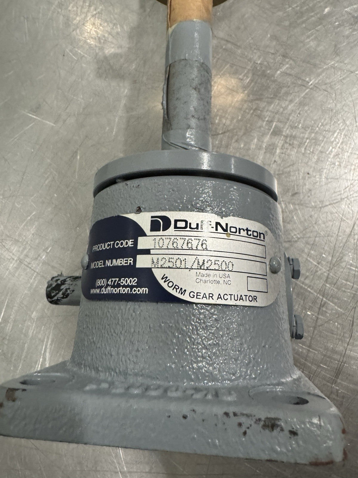 Duff Norton M2501/M2500 Screw Jack Mechanical Worm Gear Actuator 10767676 NEW!