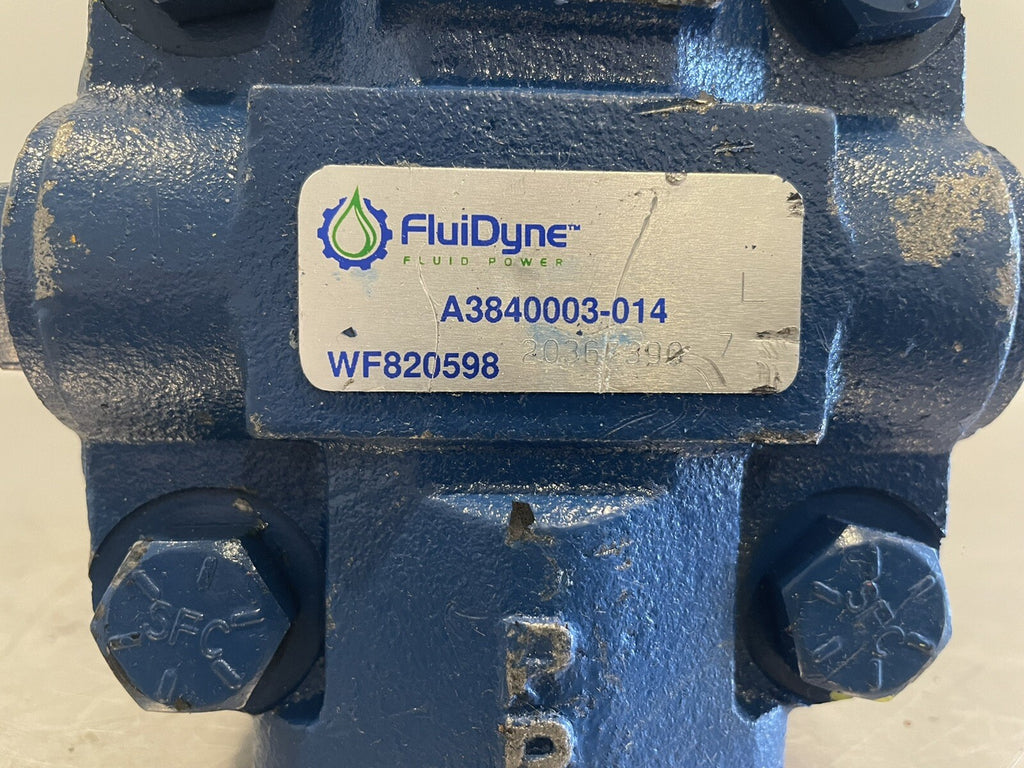 Fluidyne WF820598 Hydraulic Vane Pump A3840003-014 NEW! FREE SHIPPING!