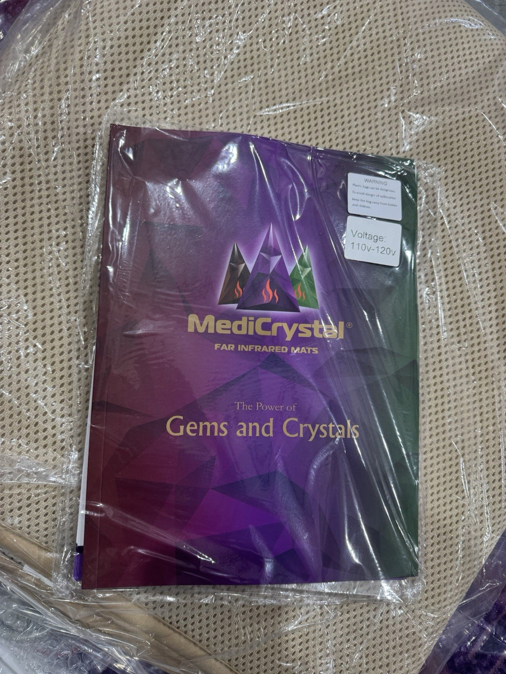 Medicrystal FAR Infrared Mat 74x39 Amethyst Pad Purple NEW OPEN BOX! SHIPS FREE!
