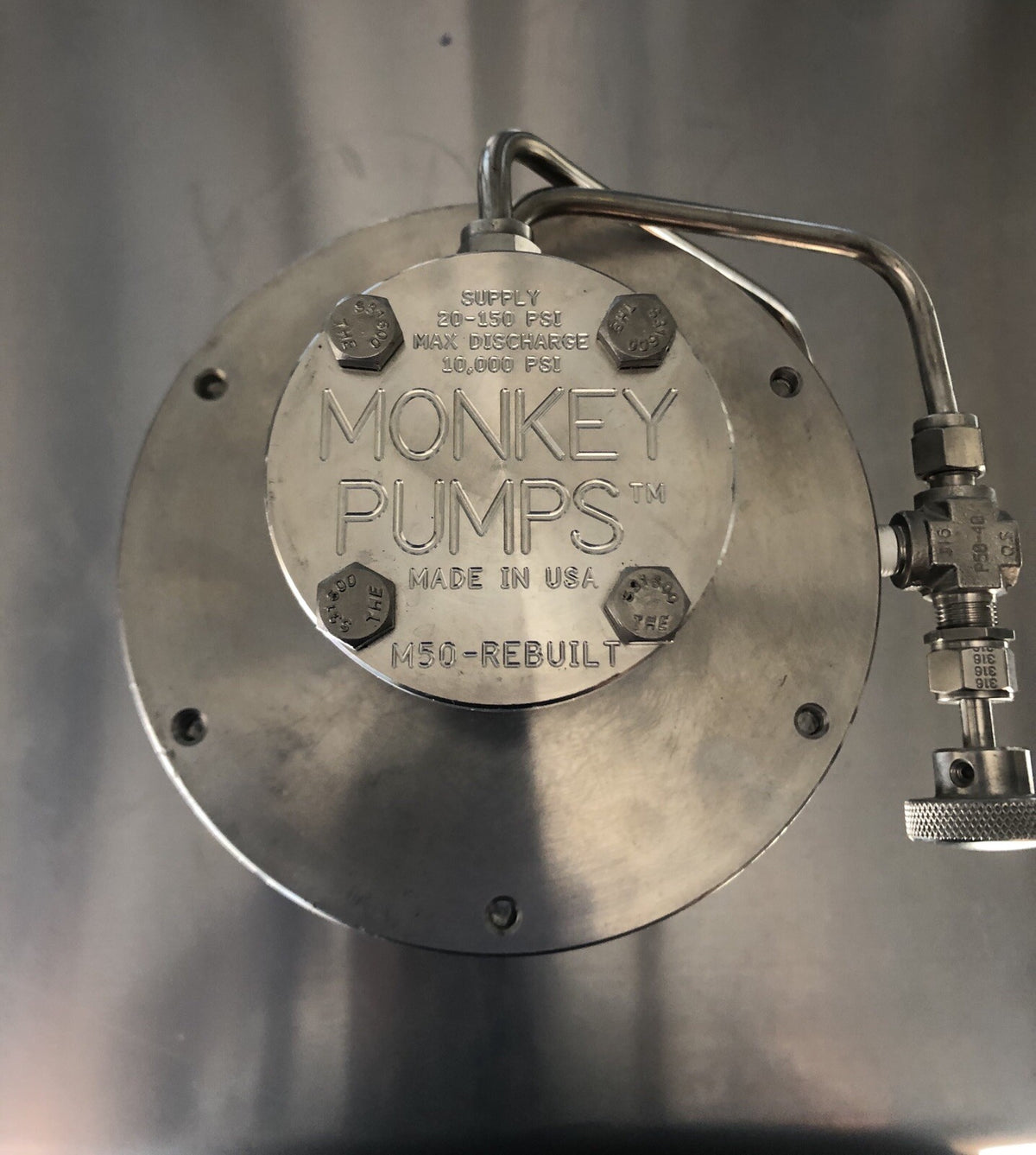 Monkey Pumps M50-REBUILT Orangutan Tuff Monkey Stainless Chemical Pump NEW!!!