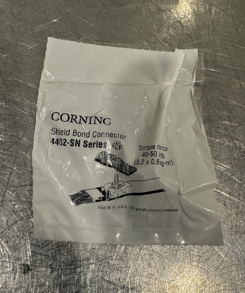 Corning 4462 SN Shield Bond Connector 80610415426 NEW! FREE SHIPPING!