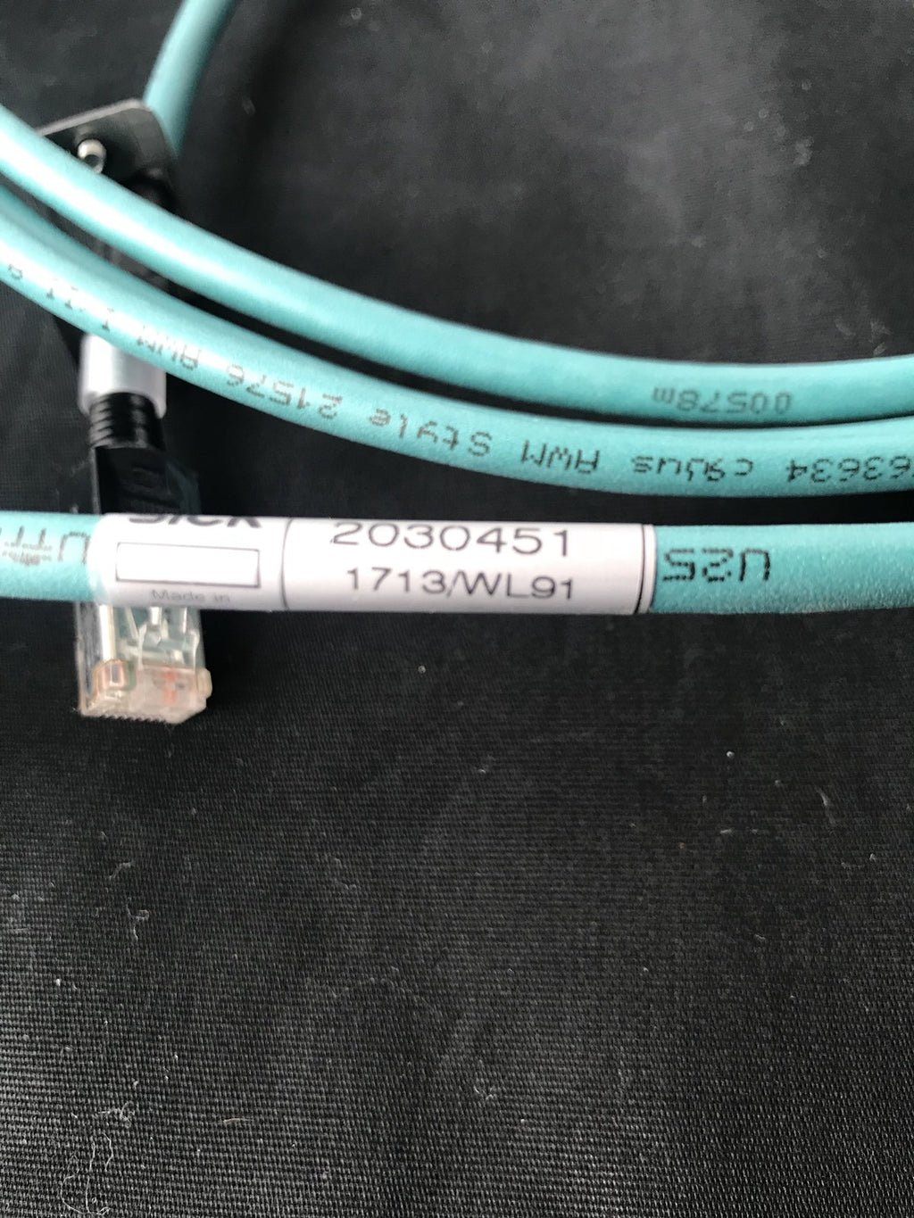 Sick Optic Electronic 2030451 Male/Male Ethernet Connection Cable NEW