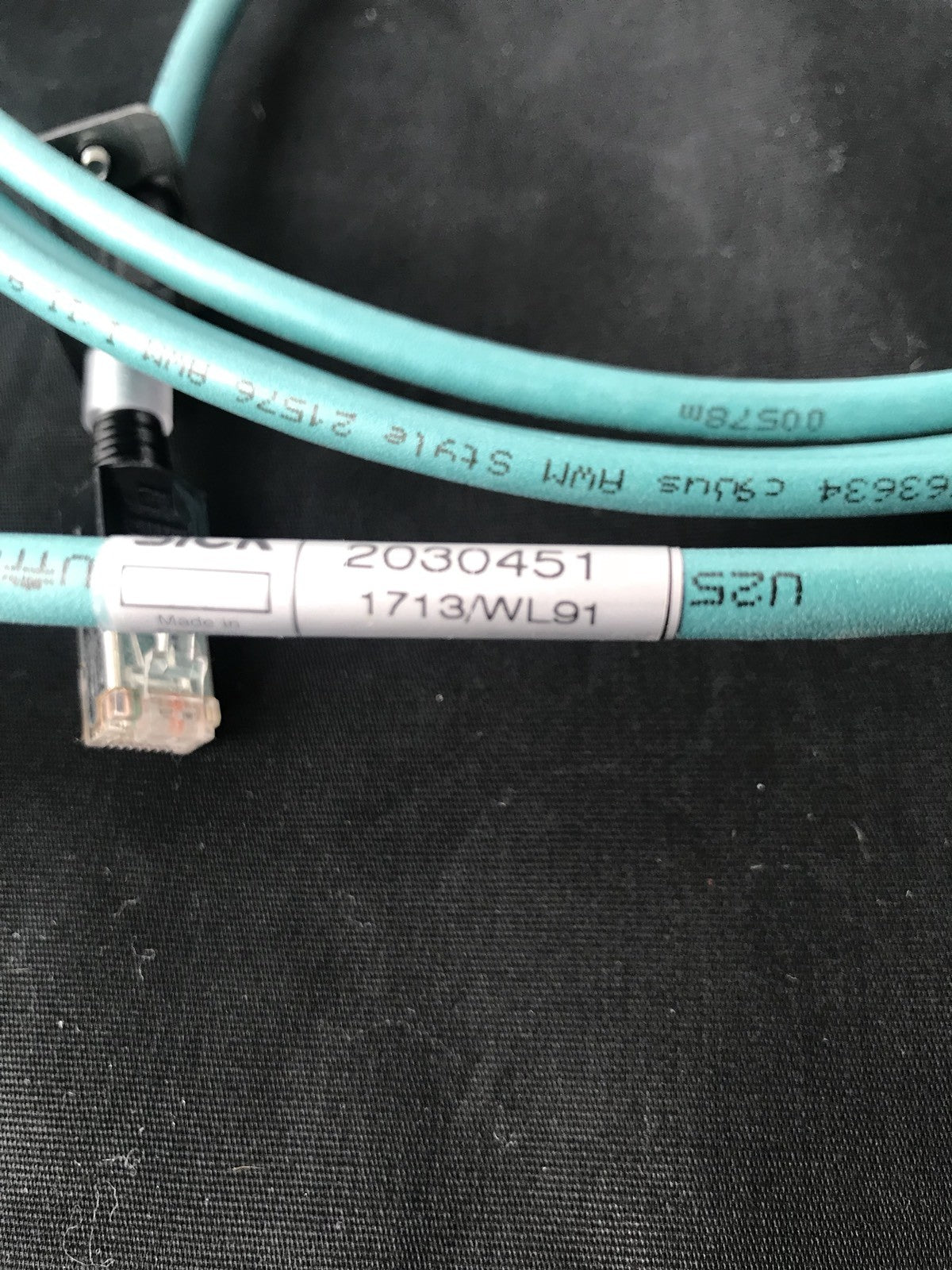 Sick Optic Electronic 2030451 Male/Male Ethernet Connection Cable NEW