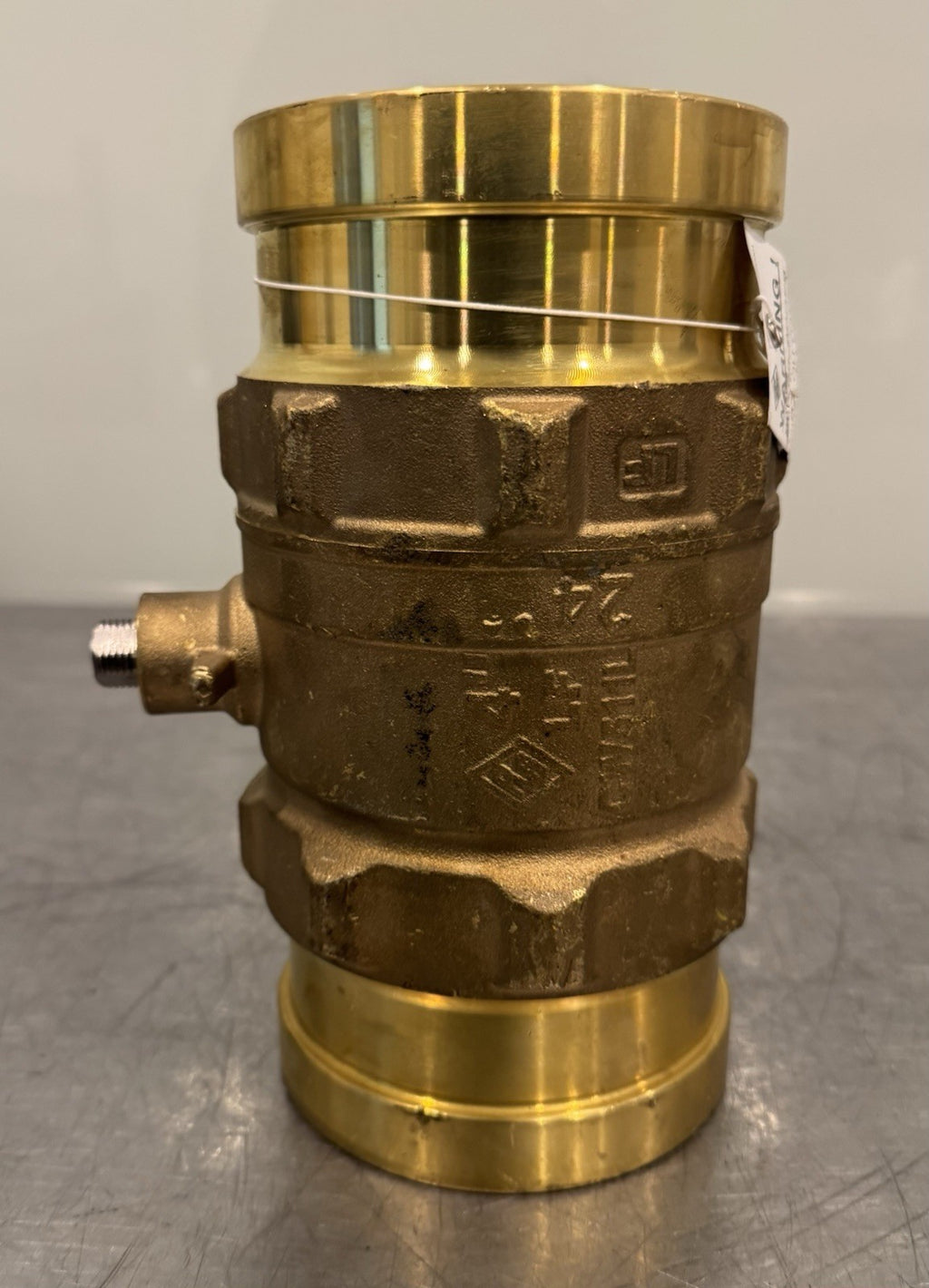 Bonomi 4" Brass Press Ball Valve CW511L 200 CWP NEW! NO HANDLE! SHIPS FREE!