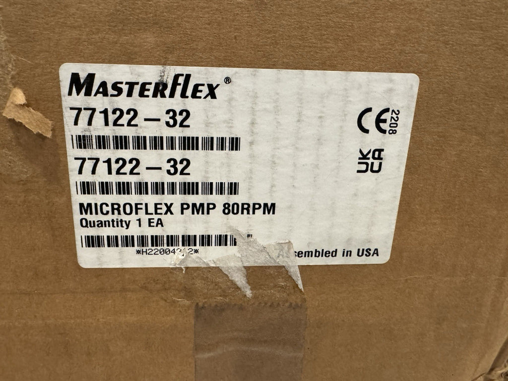 Masterflex 77122-32 Single Channel Pump PMP 80RPM 120V NEW IN BOX! FREE SHIPPING