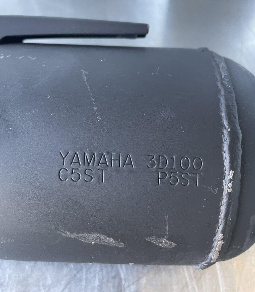 Yamaha 3D100 Exhaust Muffler Matte Black NEW! FREE SHIPPING!