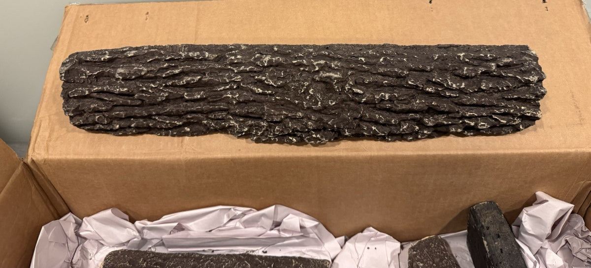 Best Fire Dundee Oak 24” Log Set ONLY! NEW IN BOX! FREE SHIPPING!