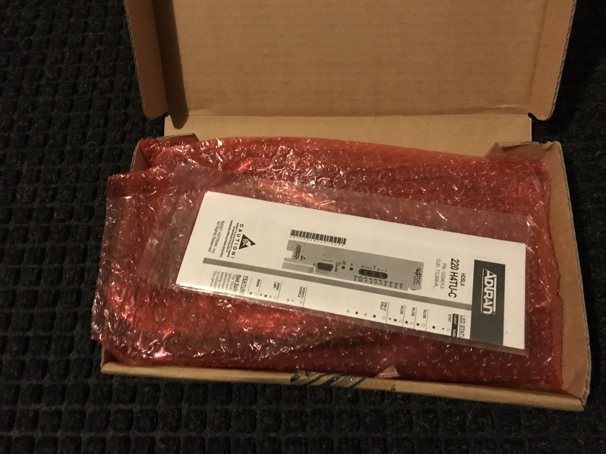 Adtran H4TUC 220 TSCAN 2.0 T1L9S6VAAA HDSL4 TRCVR UN-CO NEW IN BOX