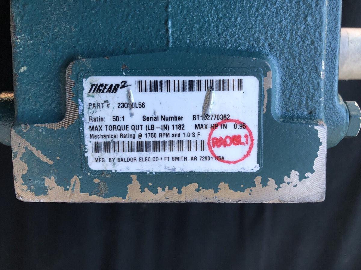 Tigear2 23Q50L56 Dodge Tigear-2 Worm Gear Reducer NEW